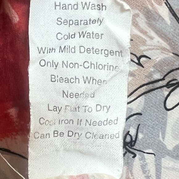 Cabi 399 Gypsy Size Large Watercolor Floral 100% Silk Flowy Dolman Blouse Top - Picture 10 of 10